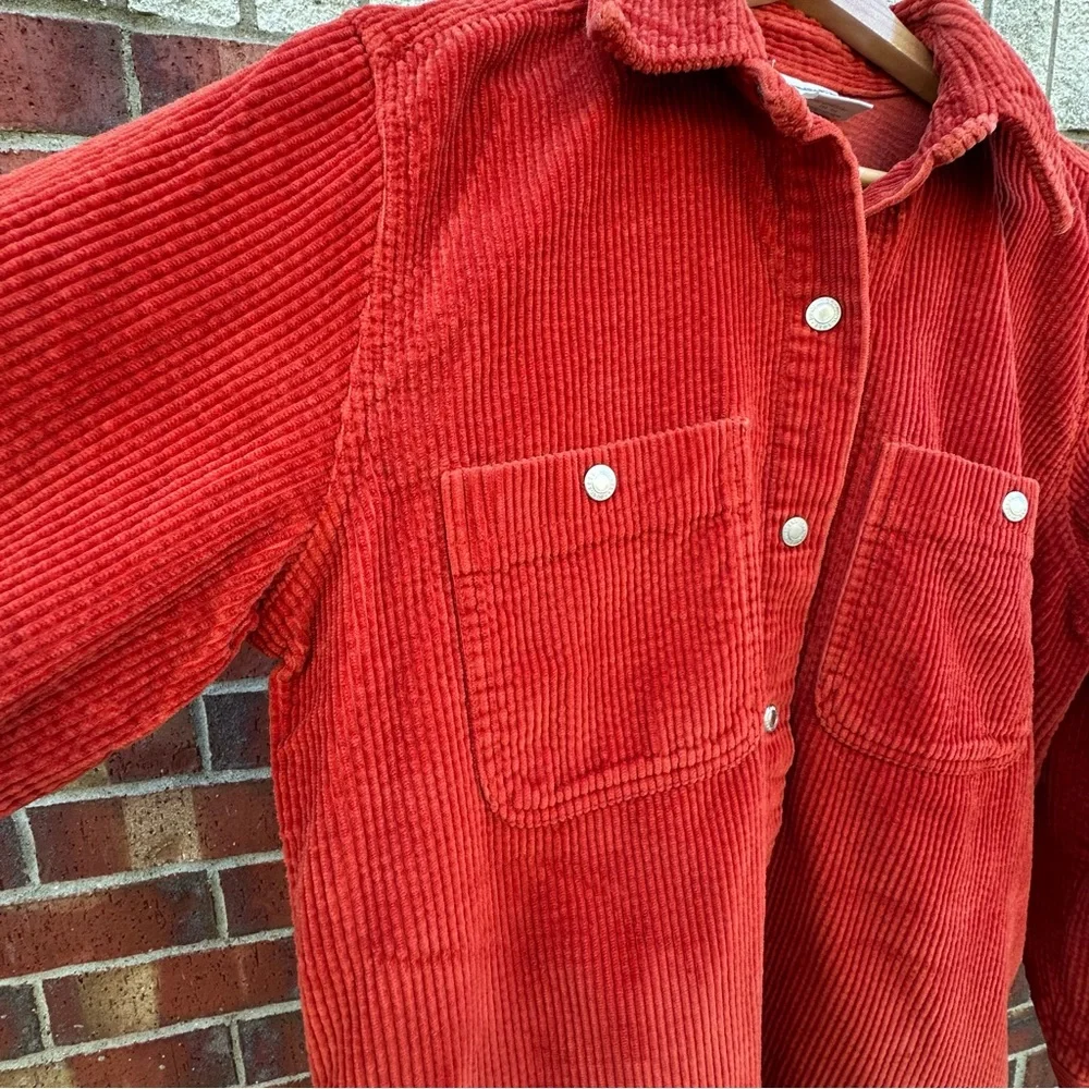Tapemeasure Thick Corduroy Snap- Up Shacket Casual Jacket Gorp Outdoor S